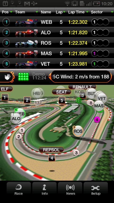 F1实时赛场跟踪2011 F1 Timing 2011