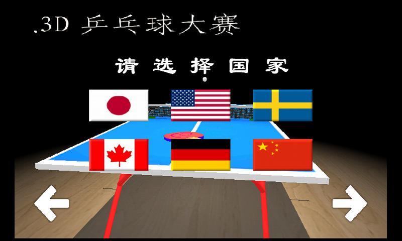 3D国际乒乓球大赛