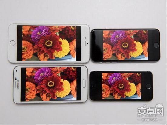 iPhone 6/Plus/5s/三星S5对比,谁的屏幕更好？ 
