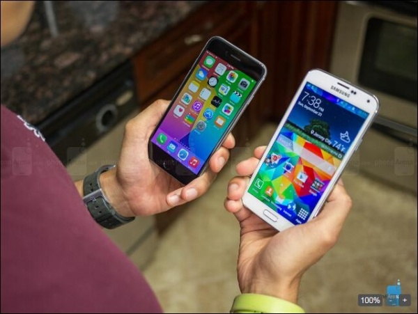 iPhone 6 vs 三星Galaxy S5：速度谁更快？