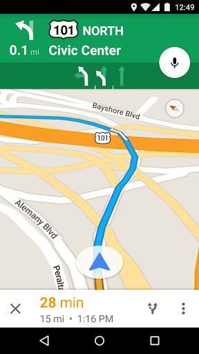 谷歌地图:Google maps