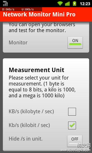 网络速度计:Network Monitor Mini Pro