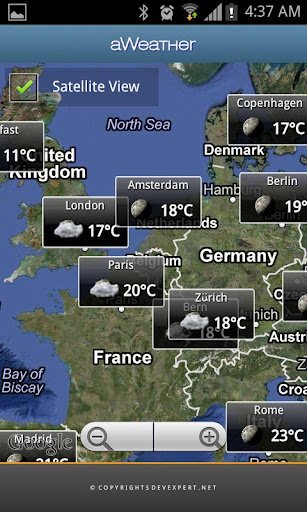 Android Weather:aWeather