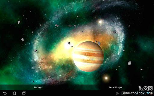 太阳系动态壁纸:Solar System HD Deluxe