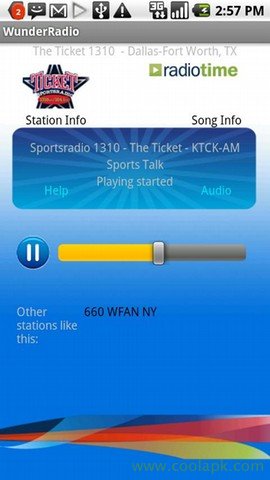 网络收音机:Wunder Radio