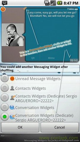桌面短信插件:Messaging Widgets
