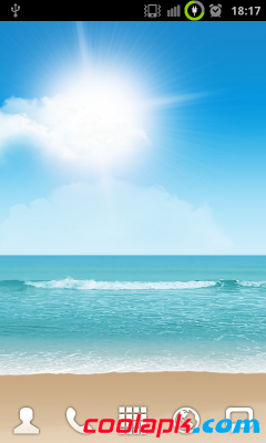 Galaxy S II海滩动态壁纸