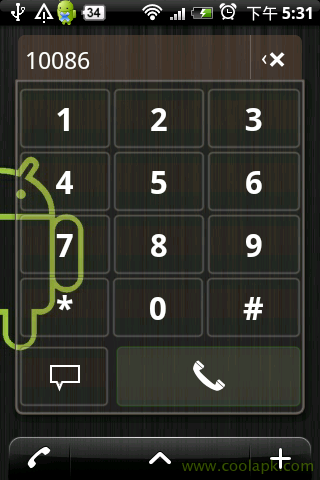 桌面拨号:Phone Widget