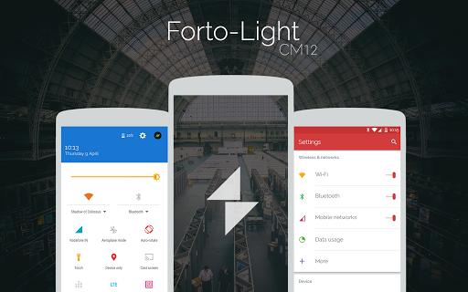 Forto Light - CM12 Theme
