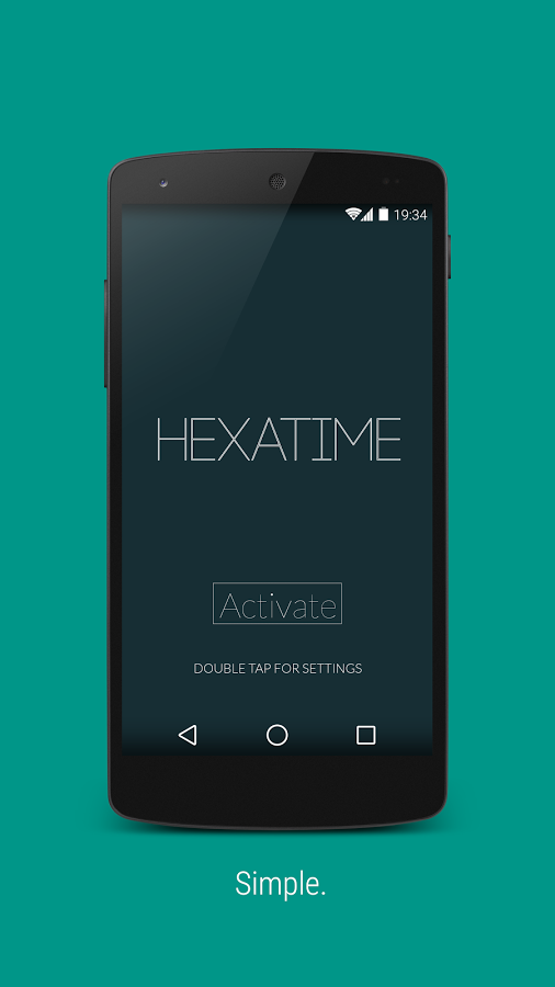 16进制时间动态桌面:HexaTime