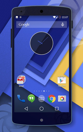 Android L Dark Blue 