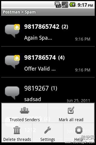 邮差短信拦截:SMS Spam Blocker - Postman
