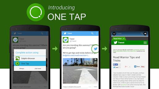 One Tap - One Floating Browser