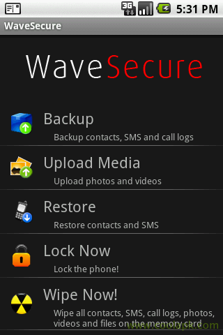 十方防盗神:WaveSecure Mobile Security