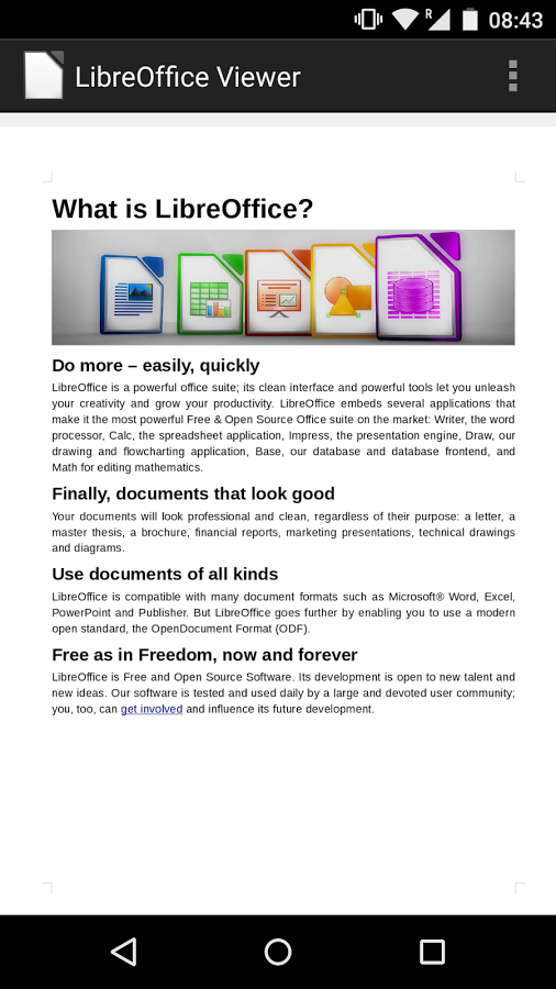 LibreOffice查看器:LibreOffice Viewer