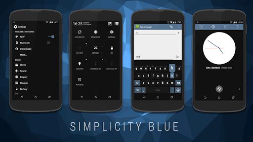 Simplicity Blue CM11 Theme