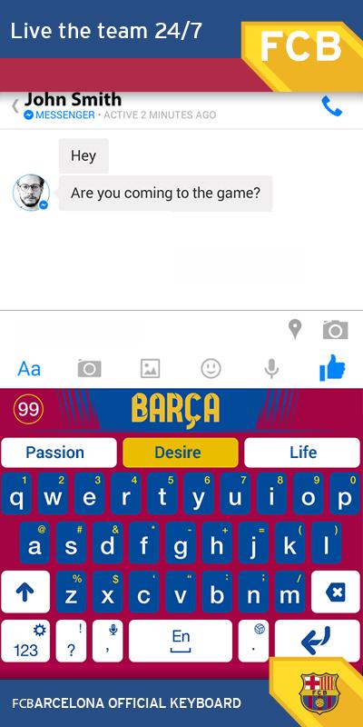 巴塞罗那足球俱乐部键盘:FC Barcelona Official Keyboard