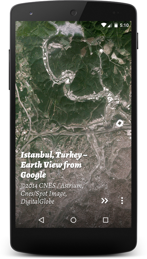 Muzei地球景观:Muzei Earth View
