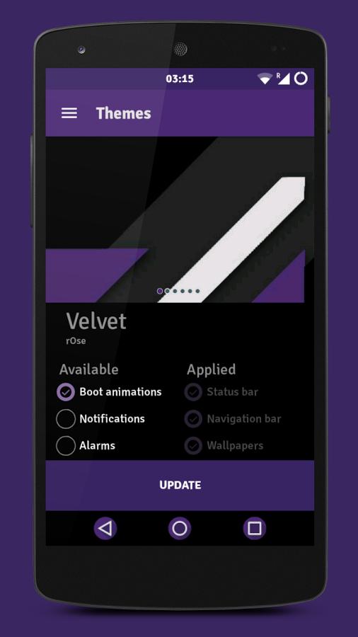 Velvet-Dark CM12.X theme