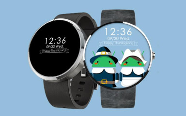 感恩节表盘:Thanksgiving for Android Watch Face