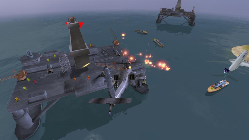 炮艇战：3D直升机
