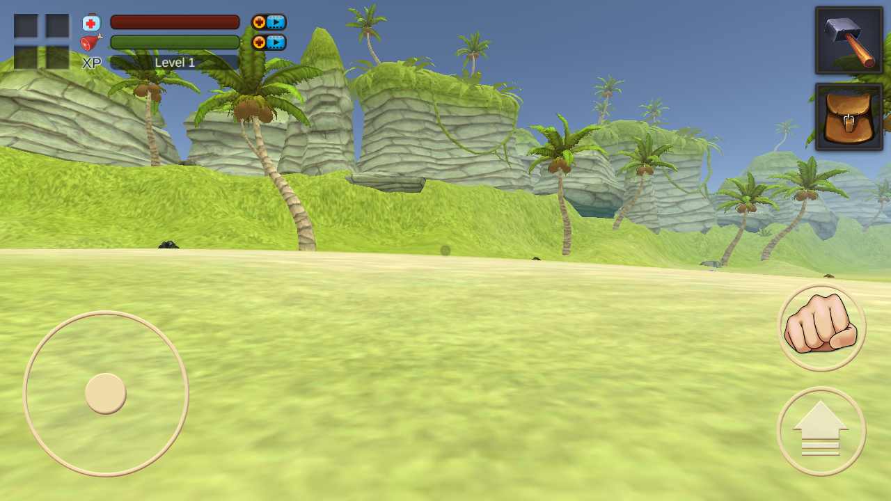 3D荒岛生存人物无敌