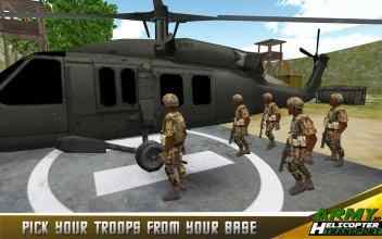 军队直升机运输3D
