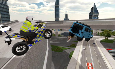 警察摩托车模拟器3D