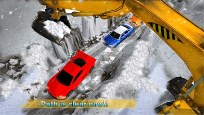 雪救援挖掘机