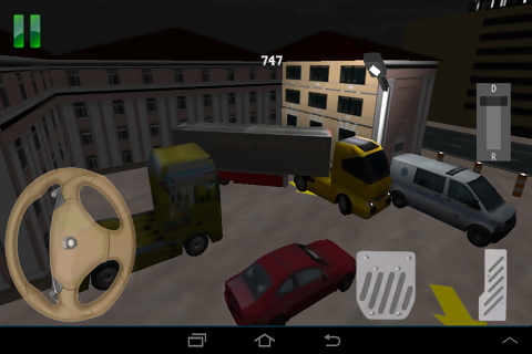 3D卡车停车场