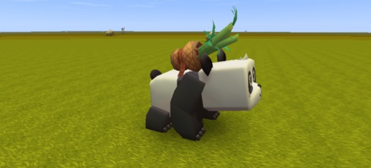 迷你世界熊猫驯服方法